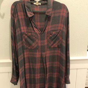 Cloth and Stone Plaid Tunic